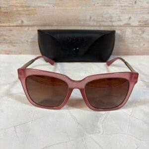 Diff Eyewear Sunglasses Bella Polarized DE01-0010-GUBGP Pink Gold Tone Traveler